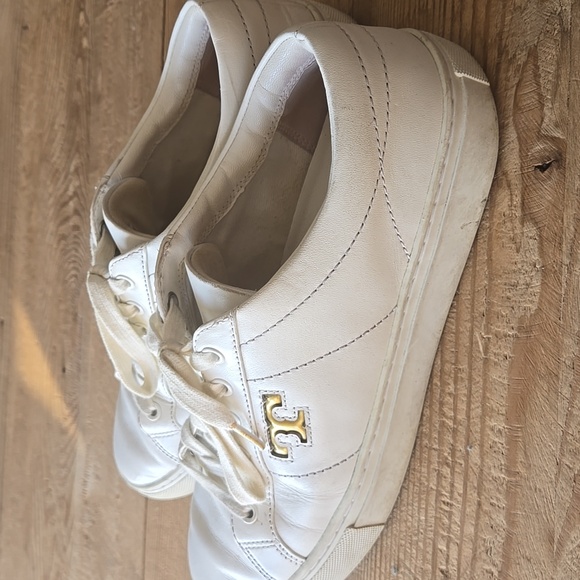 Tory Burch Classic White Casual Sneakers - Picture 5 of 6